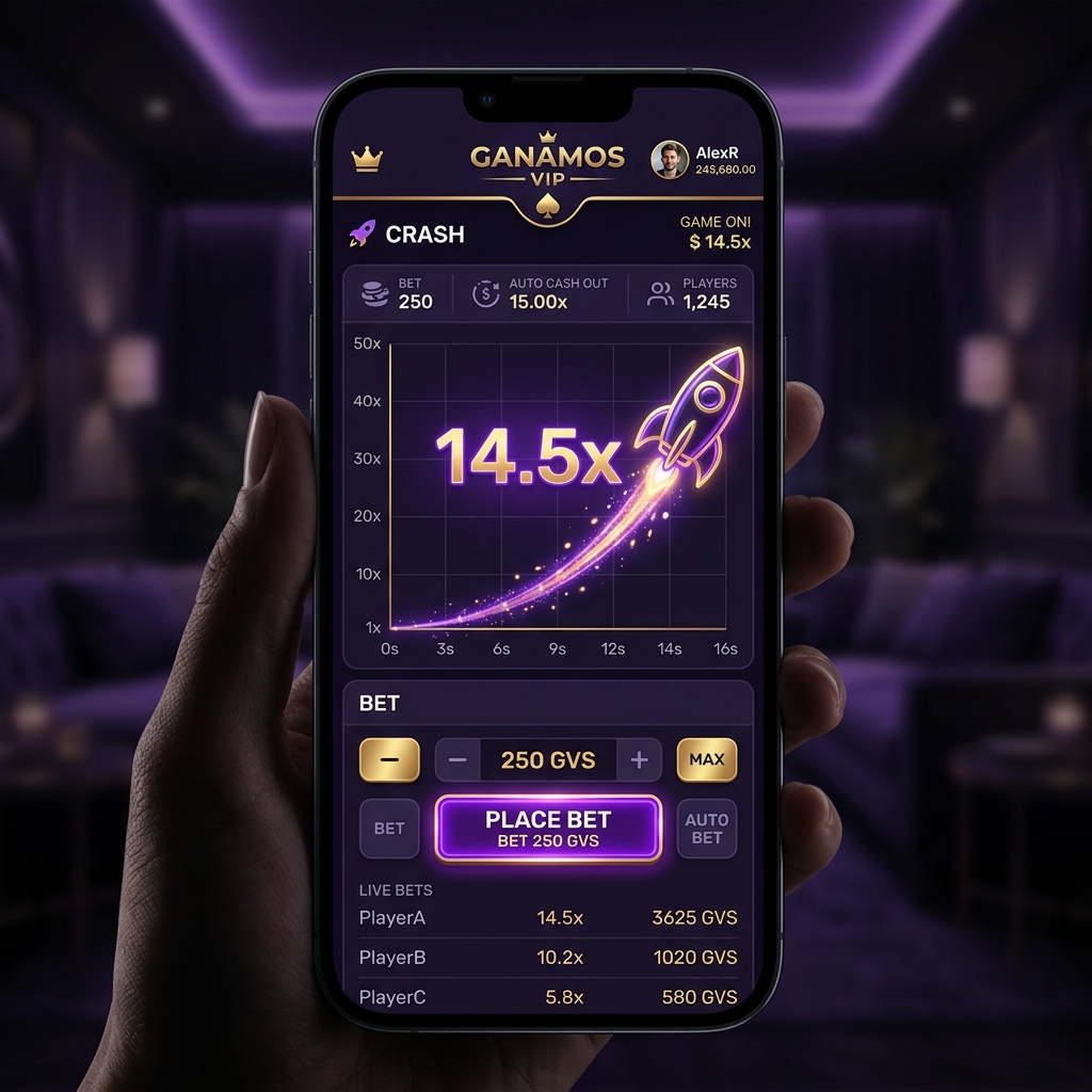 Ganamos VIP Casino App Mockup